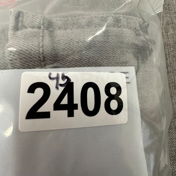 NEW! INC International Concepts Shorts High Rise Frayed Hem Denim Gray 12 Cotton - Picture 16 of 16